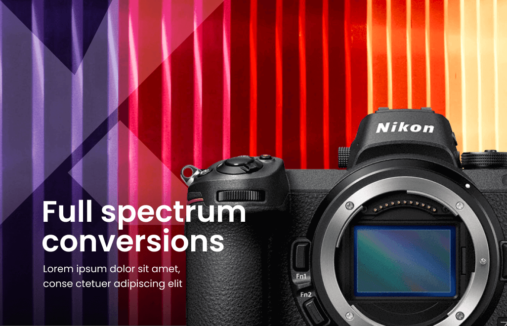Infrared Conversions and Infrared Photography Cameras