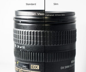 Lens thickness comparison blended scaled