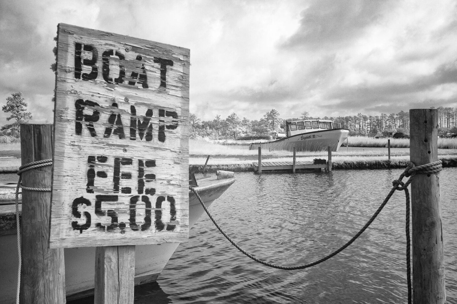 Boat Ramp Sign - Kolari Vision