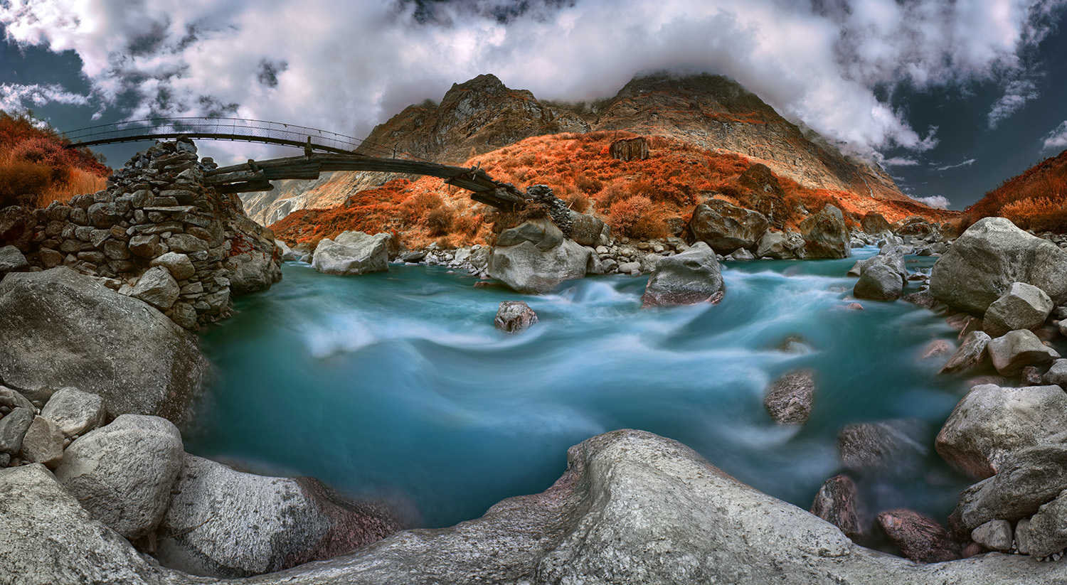 Langtang Valley Stream Crop Finished 190201