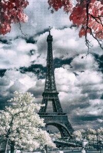 Eiffel Tower raintung