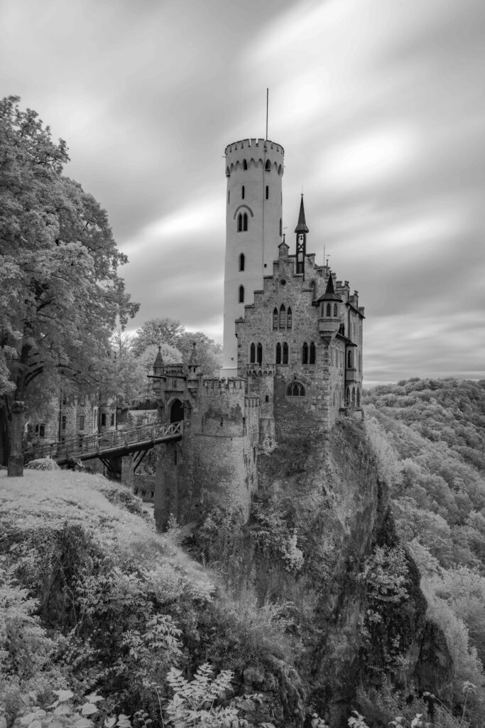 Lichtenstein Castle raintung