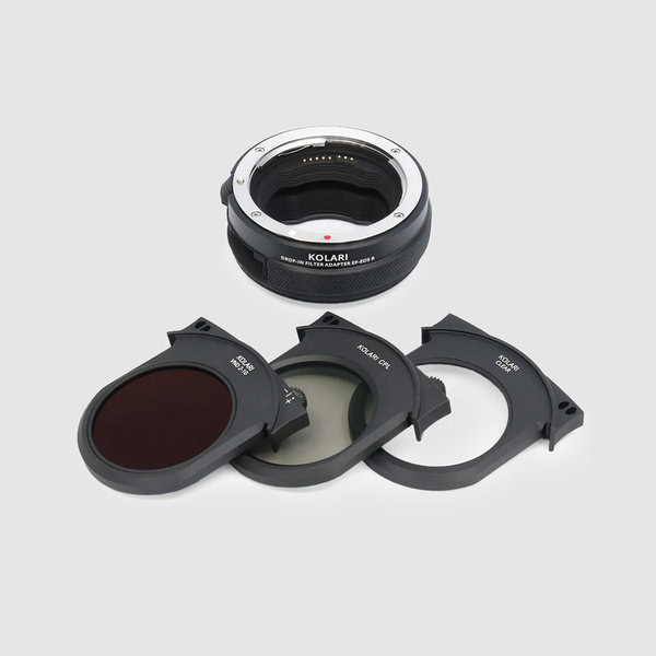 Kolari EF-EOS R Drop-In Filter Mount Adapter For Canon and RED RF Cameras