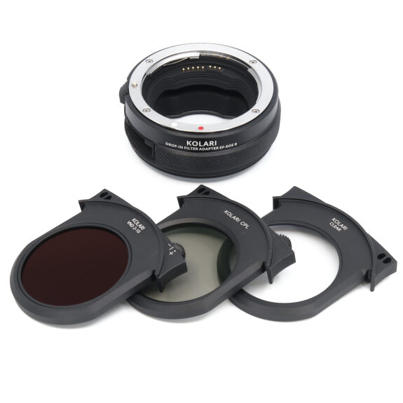 Kolari EF-EOS R Drop-In Filter Mount Adapter For Canon and RED RF Cameras