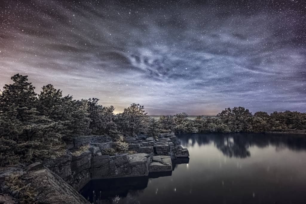 Infrared Astro-Landscape photography