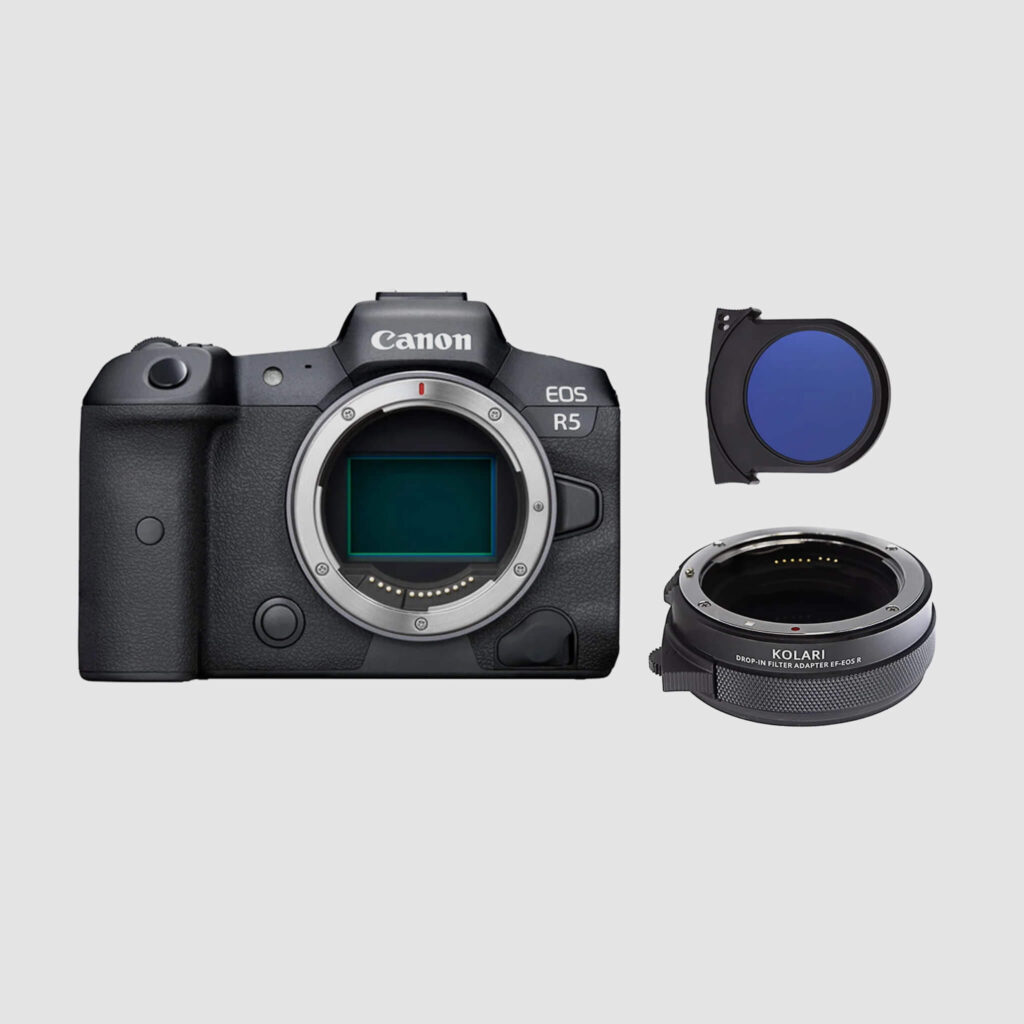 Canon R5 Full Spectrum Infrared Converted Mirrorless Camera Rental - r5-rental-pic