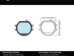 Kolari Internal Filter for Blackmagic Cinema Camera DIY Repair