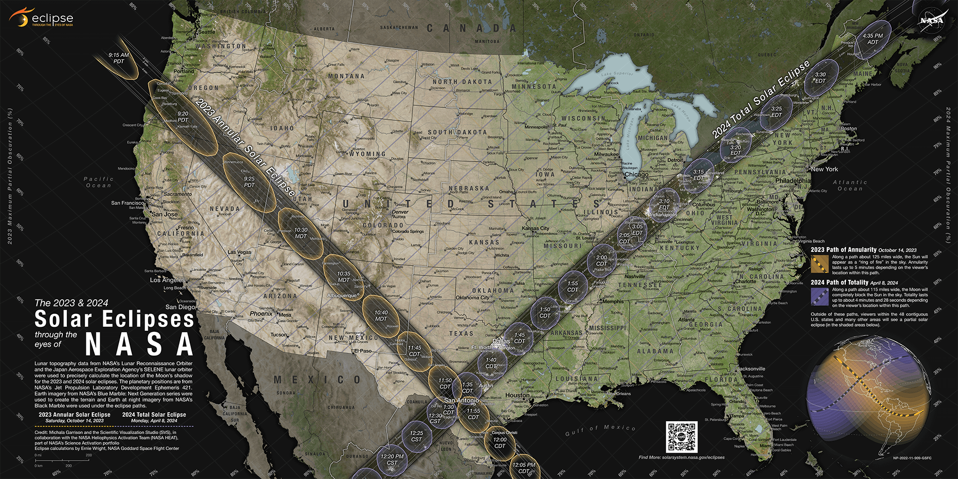 NASAeclipse map