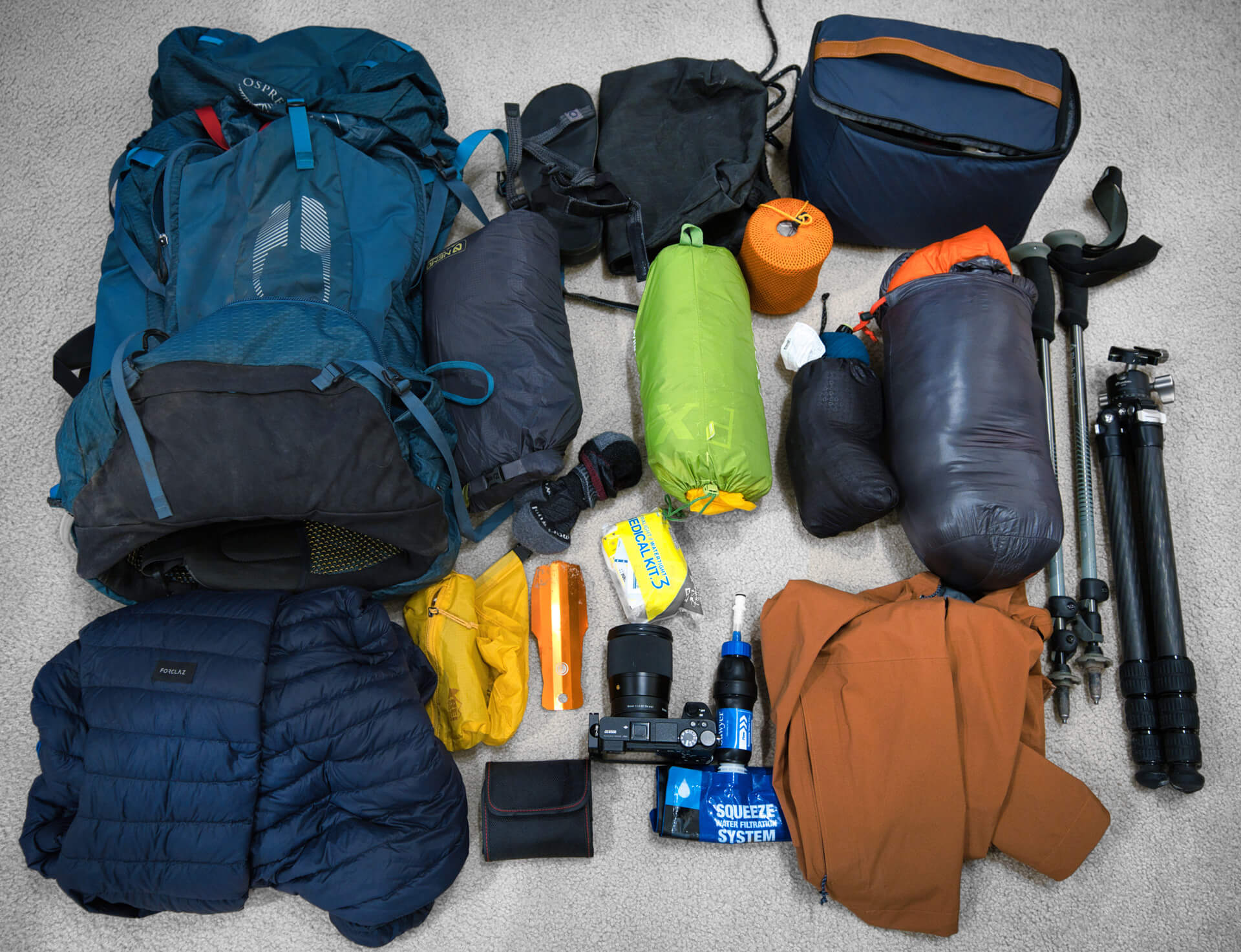 Packing for Wilderness Backpacking for Astro and Infrared Photography Kolari Vision