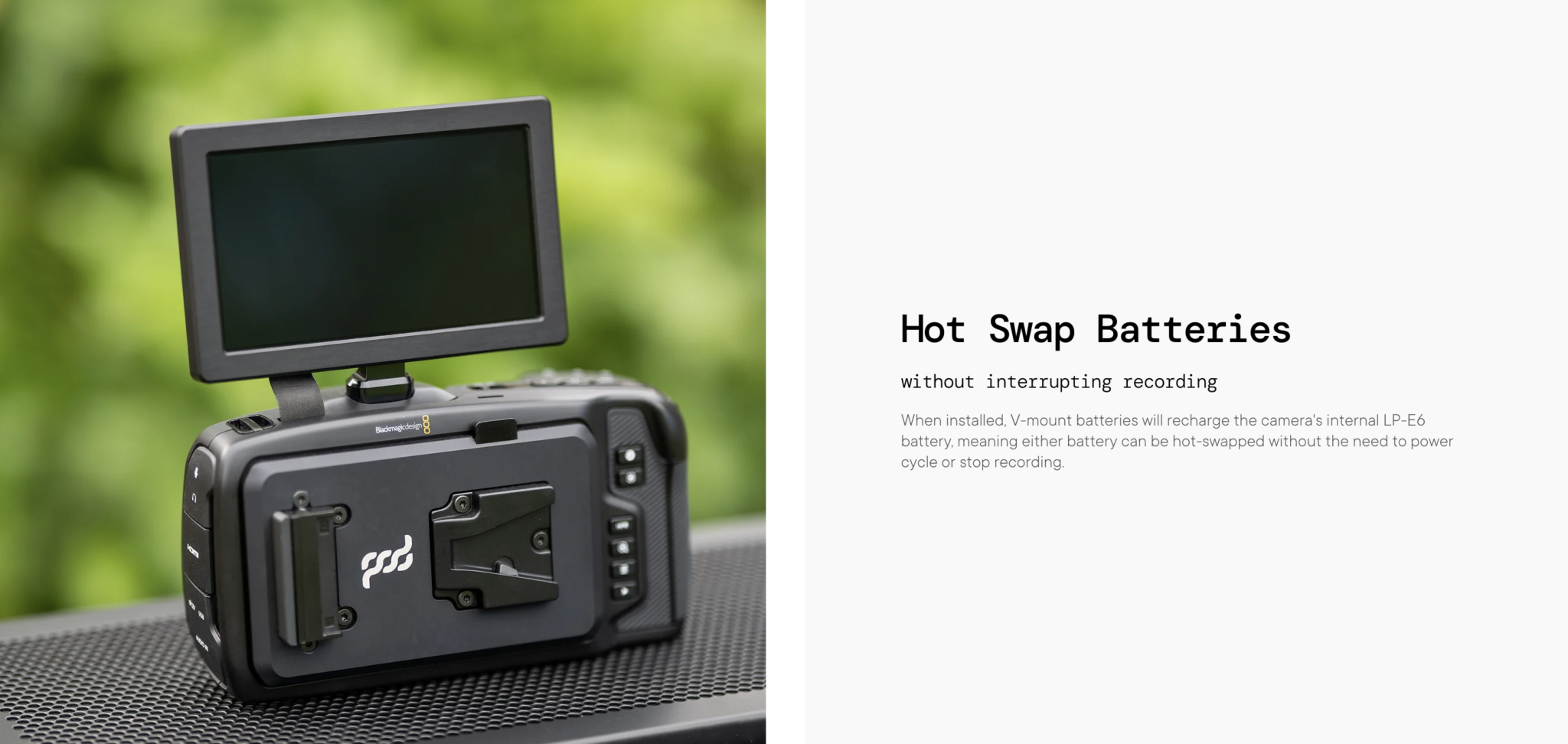 Blackmagic Pocket Cinema Camera 4K with PodTech Mod Kolari Vision