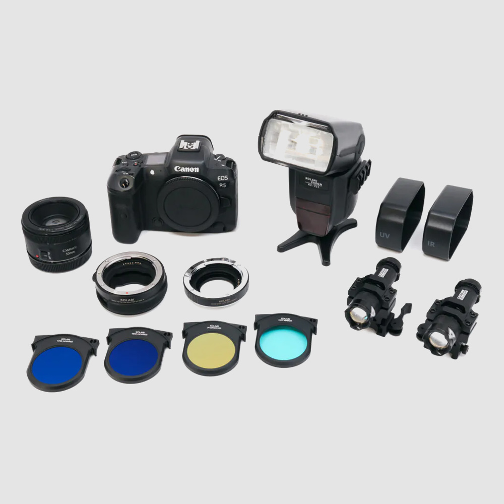 Canon IR Full Spectrum UV/IR Camera Forensic Kit - Kolari-Forensic-Kit-RP-1