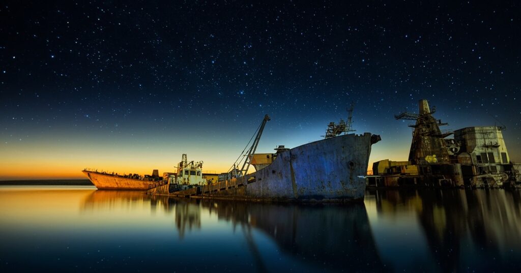 Image name: The Last Anchorage Of The Ship Ochakov, Author name: Yuri Pritisk