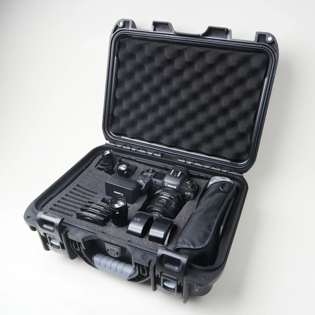 Canon R5 forensics kit base – hero white background