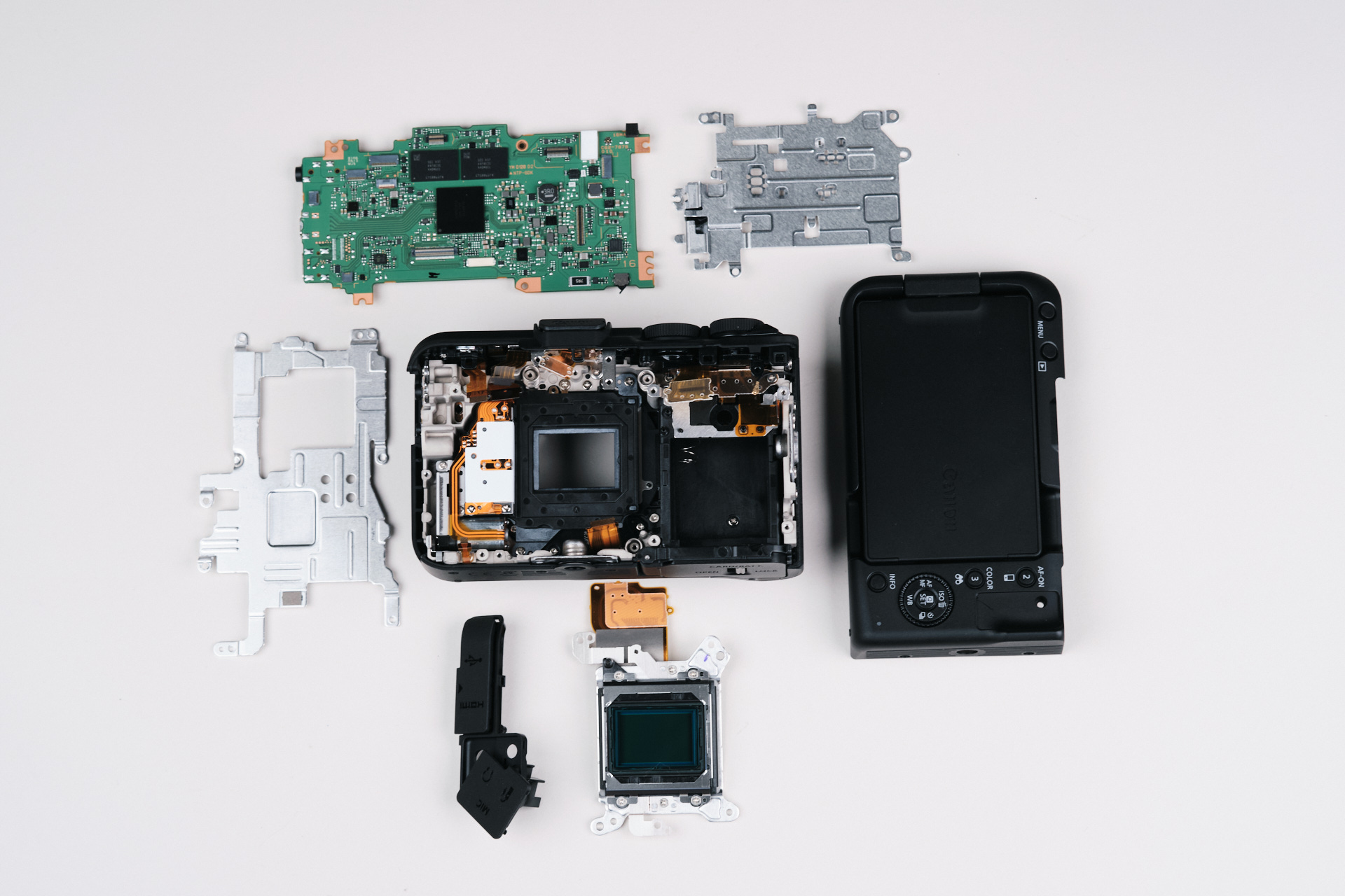 Canon EOS R50V Teardown and Disassembly