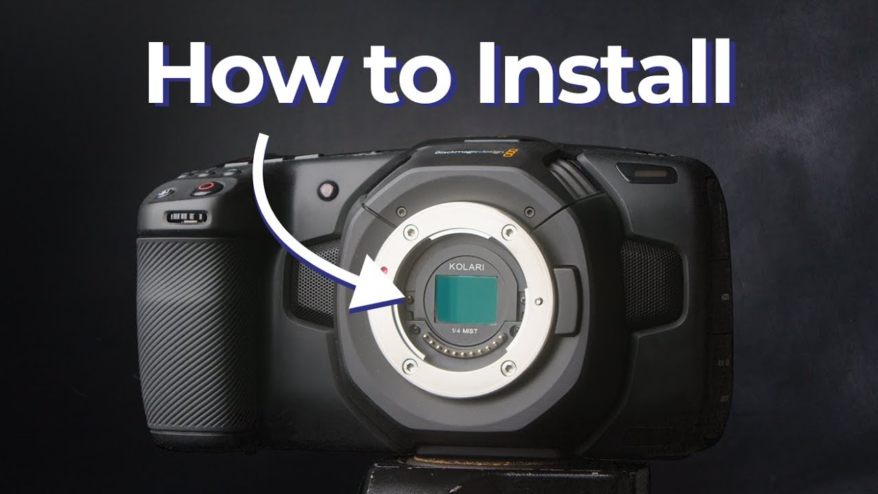 blackmagic4k kolari clipin filter installation tutorial