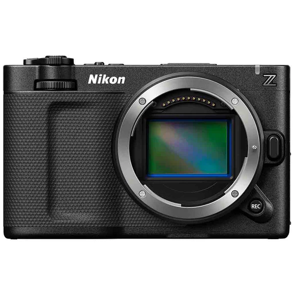 Nikon ZR full-spectrum capable mirrorless camera body only displayed without lens.