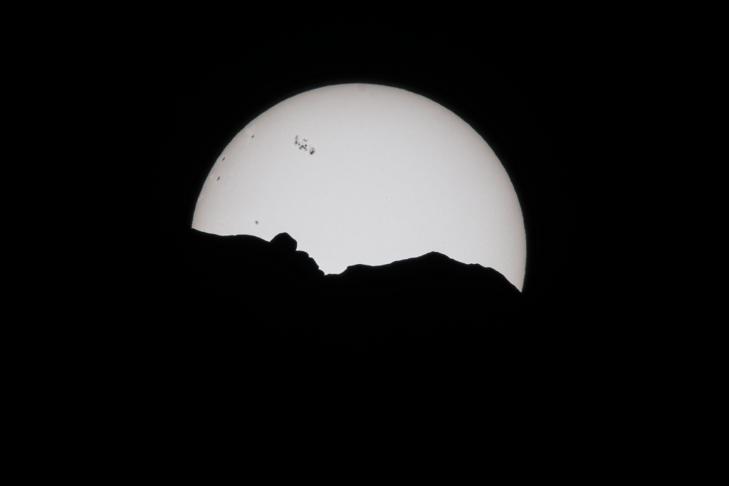 the sun with sunspots at sunset 37dd13bc 6694 4d41 815c 7732833890b6